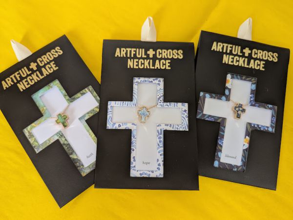 Artful Cross Necklace